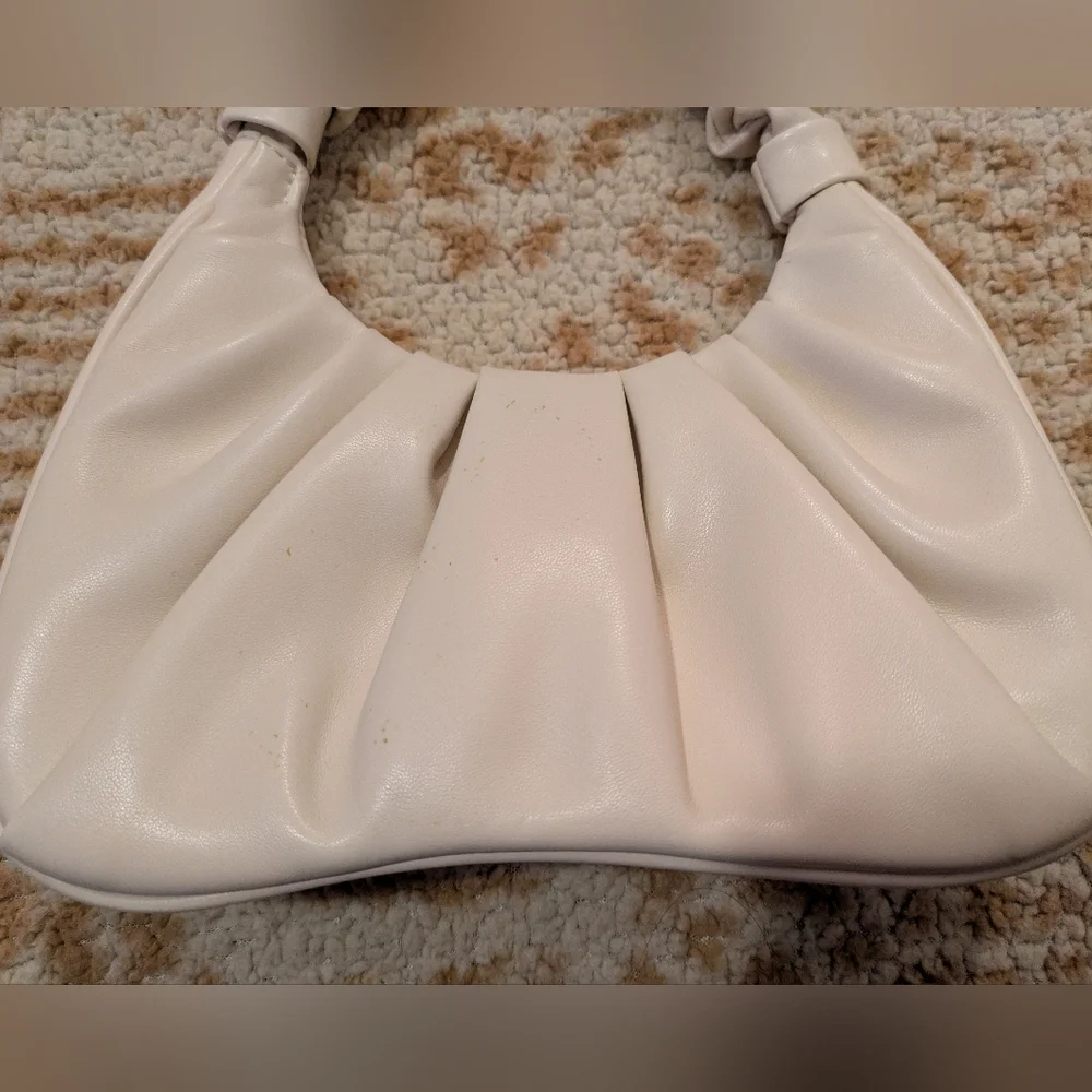 JW Pei Gabbi Ruched Faux Leather Hobo